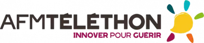 Logo AFM Téléthon, Innover pour guérir